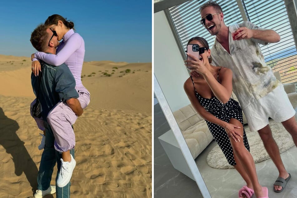 Julian "Julienco" Claßen (30) und seine Freundin Tanja Makaric (26) touren derzeit am persischen Golf.