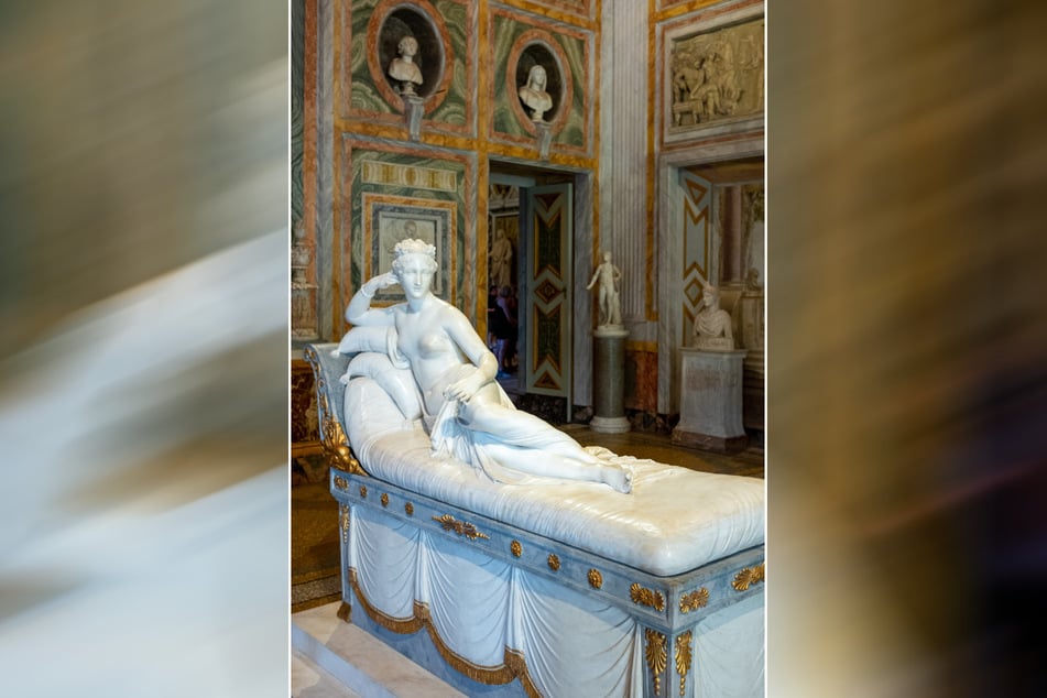 Der Napoleon-Schwester Paolina Bonaparte fehlt jetzt ein Stück vom Fuß.