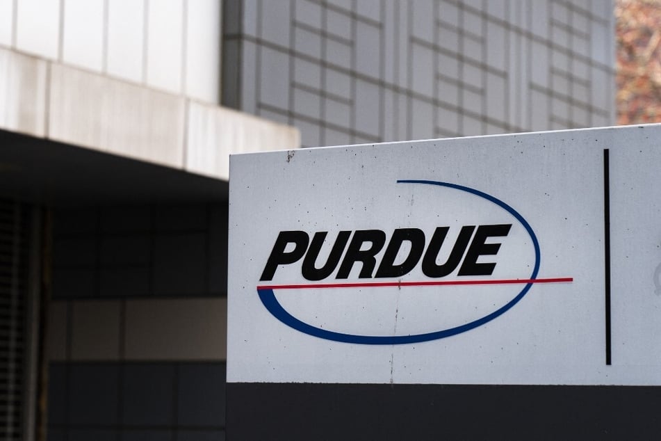 The headquarters of Purdue Pharma, the maker of OxyContin, are pictured in downtown Stamford, Connecticut.