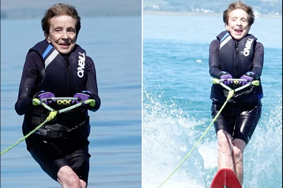Waterskiing can be a demanding sport, so doing it in your 90s like Dwan Jacobsen Young is a real feat!