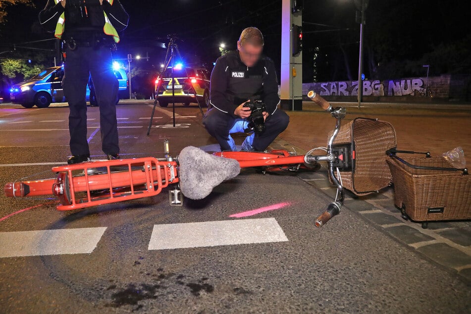 Am Sachsenplatz sind bereits etliche Radfahrer verunglückt.