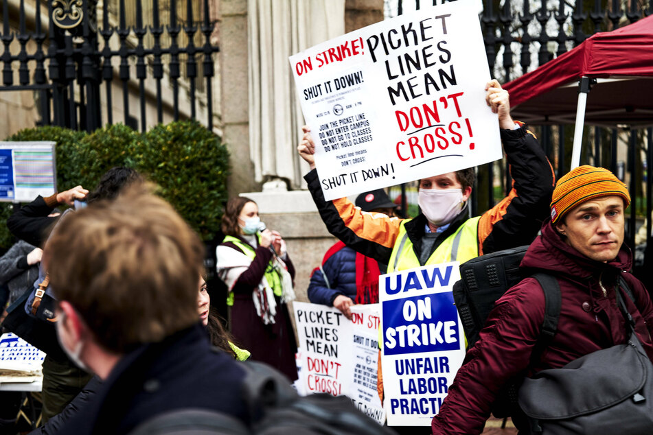 Student workers at Columbia University strike for better wages, benefits, and protections on the job.