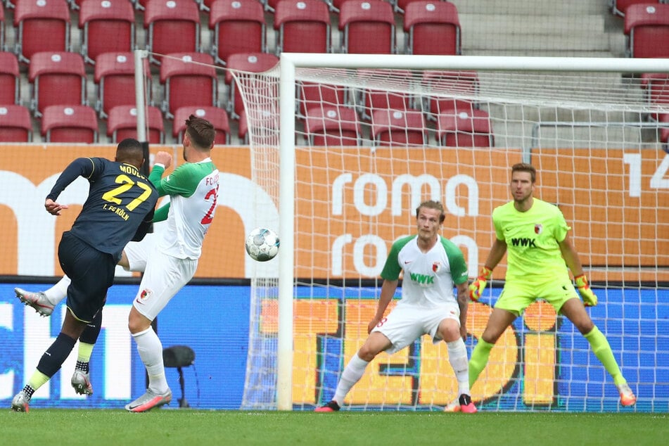 Anthony Modeste (l.) erzielte die späte Führung des 1. FC Köln.