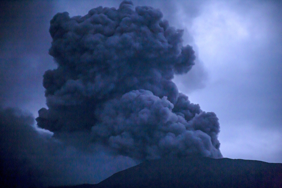Der Vulkan Marapi war vor drei Tagen ausgebrochen.