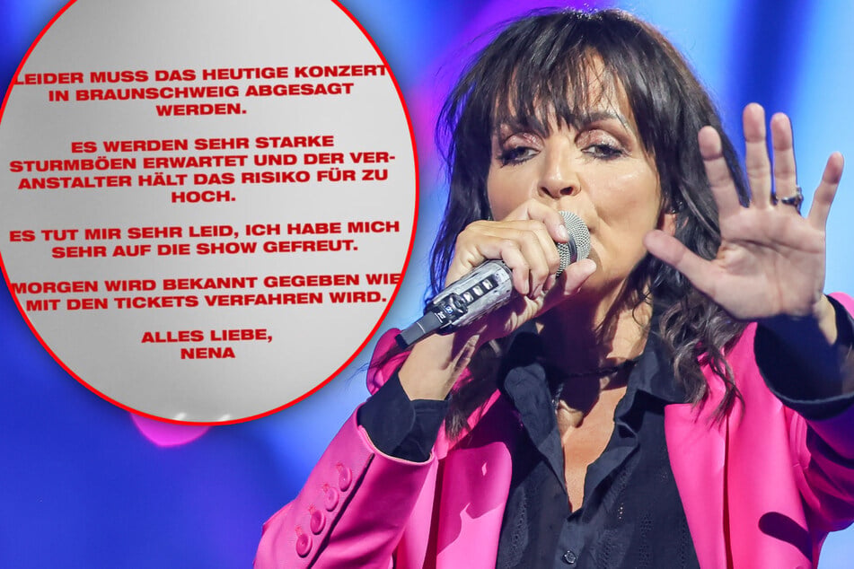 Wegen Unwetter: Nena-Konzert plötzlich abgesagt!