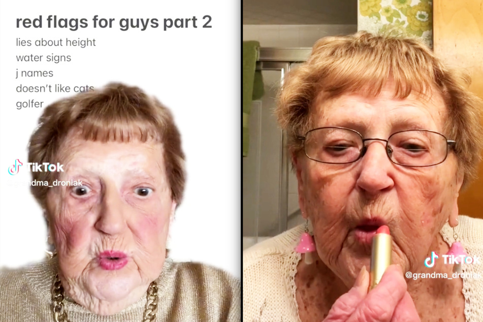 Von No-Gos bei Männern und Schminktipps: Mit ihren 93 Jahren kann Oma Droniak in allen Lebenslagen unterstützen.