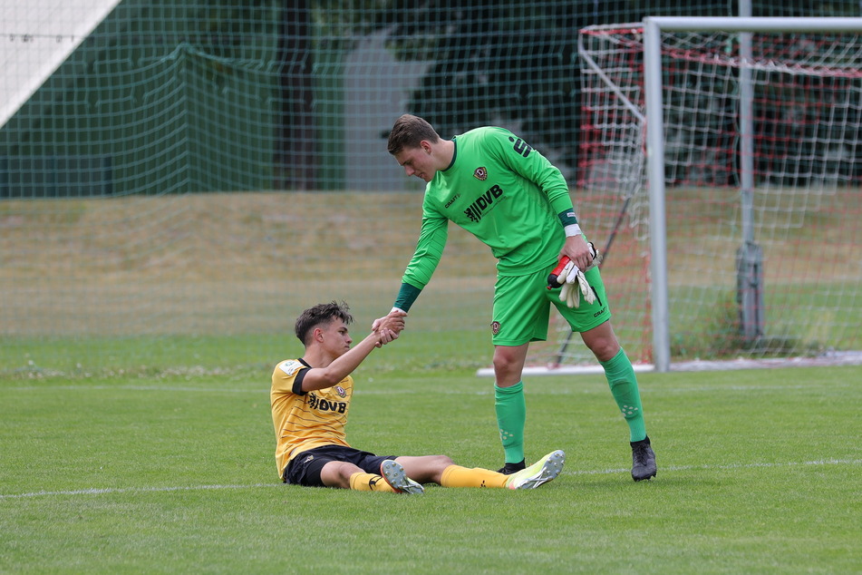 Niedergeschlagen mussten die Dynamo-Bubis den Dämpfer im Finale hinnehmen.