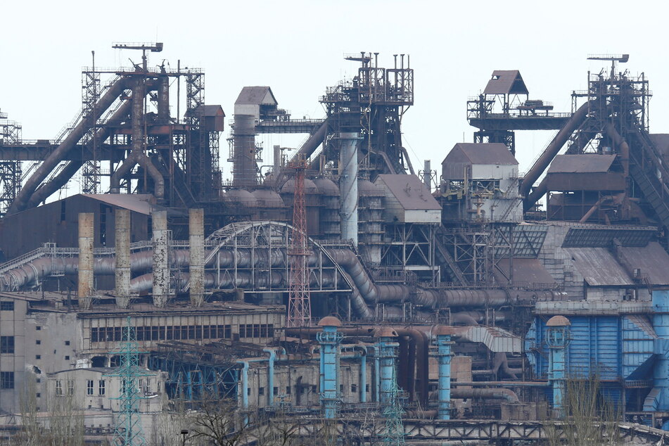 The Azovstal steel plant is still holding out in Mariupol.