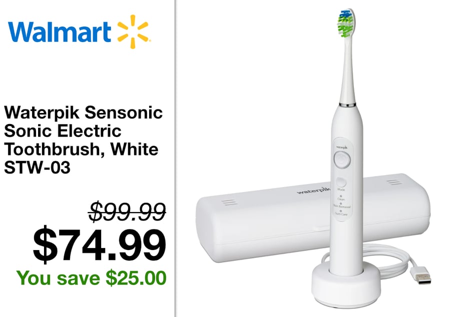 On offer at Walmart: Waterpik Sensonic Sonic Electric Toothbrush