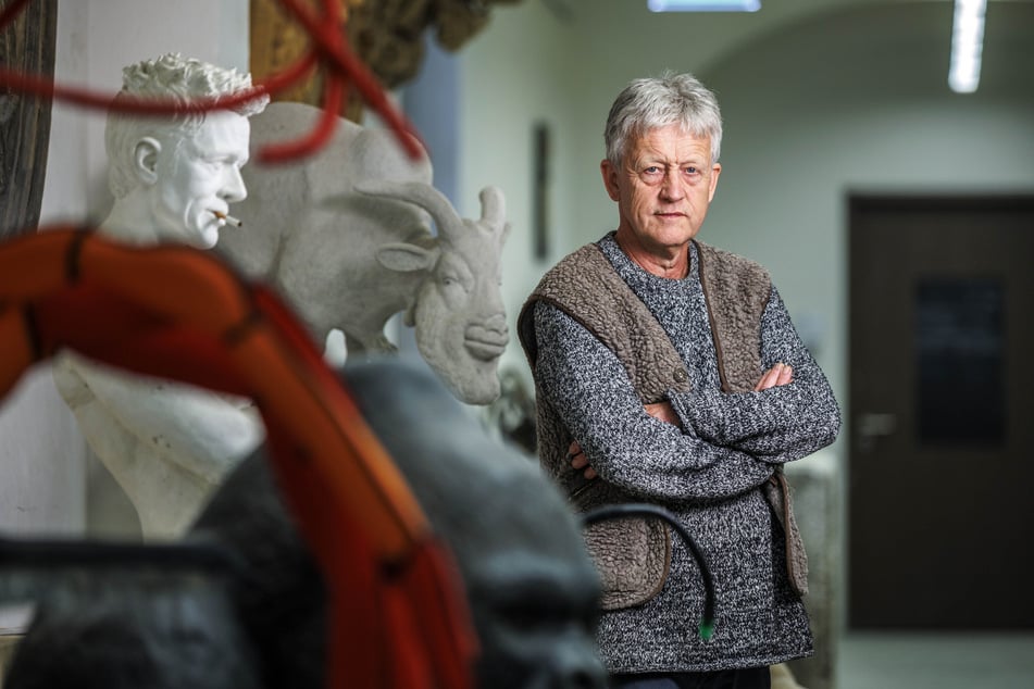 Professor Ulrich Eißner (62) leitet das Projekt für die Moritzburger Inuit-Ausstellung.