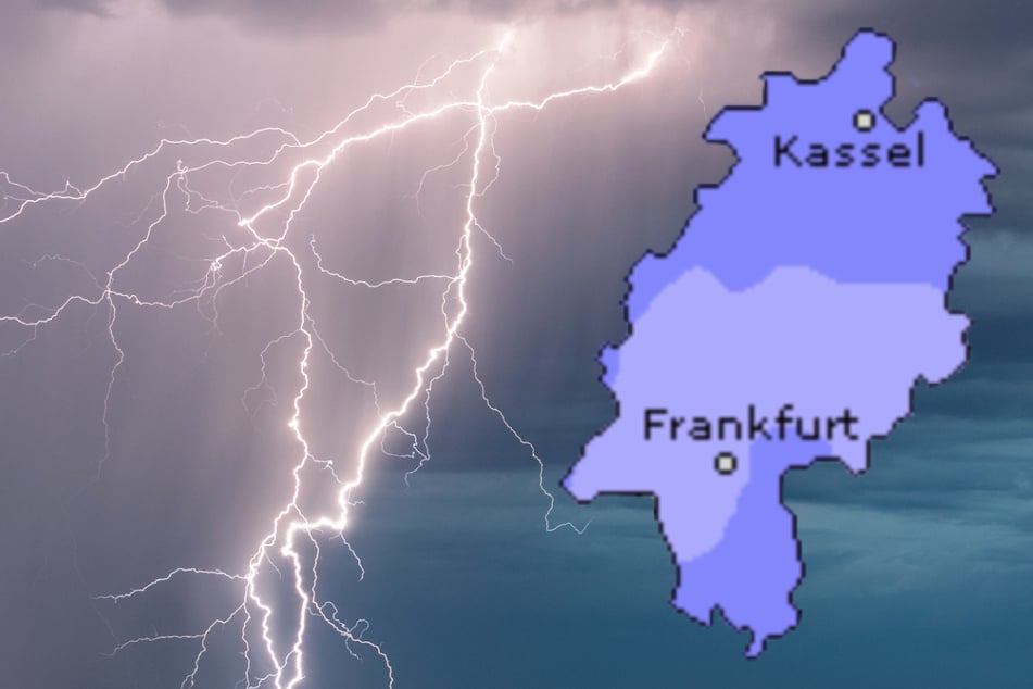 Auch am Sonntag muss in Hessen mit Schauern und kräftigen Gewittern gerechnet werden. Lokal sind auch Unwetter möglich, wie der Deutsche Wetterdienst mahnt.