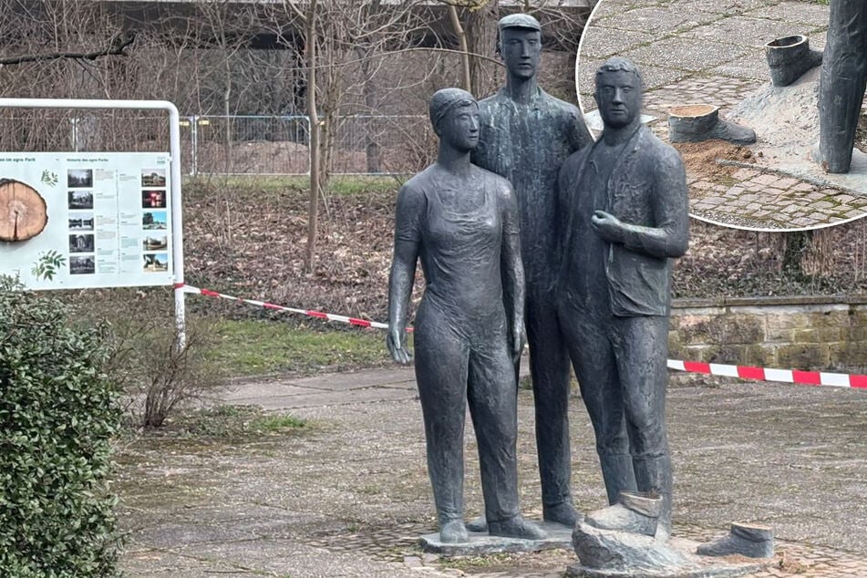 XXL-Diebstahl: Menschengroße Statue aus agra-Park bei Leipzig geklaut