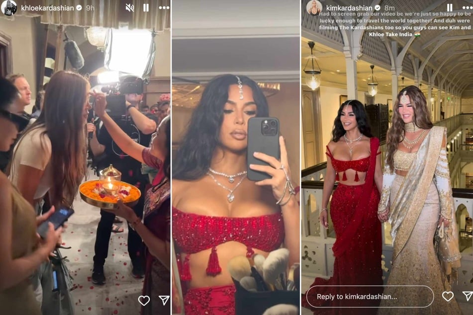 Kim and Khloé Kardashian take on India for lavish billionaire wedding gala