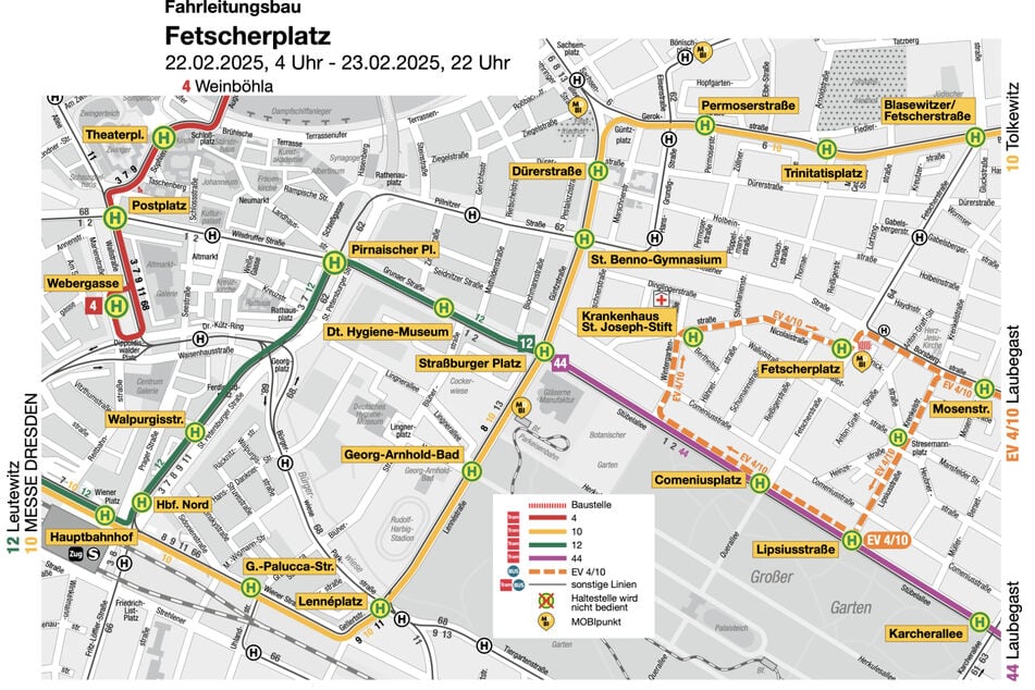 Diese Besonderheiten wird die Linienführung am Samstag und Sonntag haben.