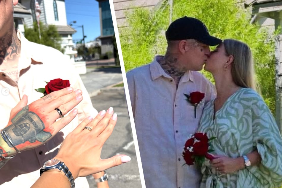 MontanaBlack (37) und seine Freundin Lea (27) haben in Las Vegas geheiratet.