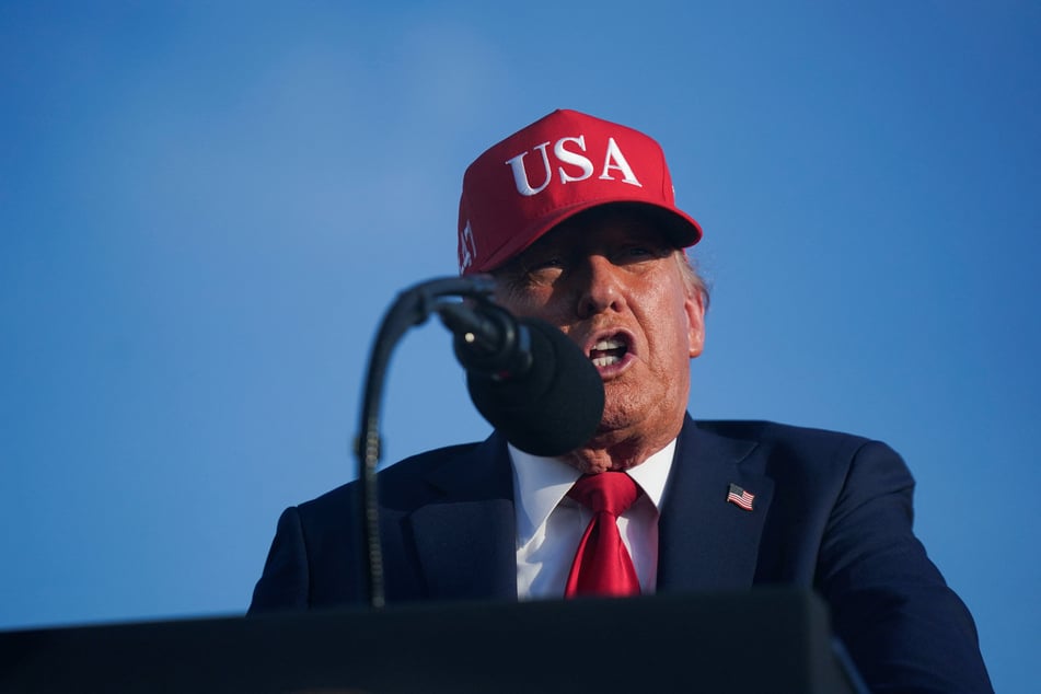 President Donald Trump speaks at an event hosted by America250 in Des Moines, Iowa, on July 3, 2025.