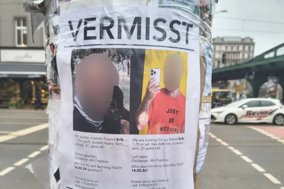 Seit Valentinstag verschwunden: Was ist mit Erik S. aus Berlin passiert?