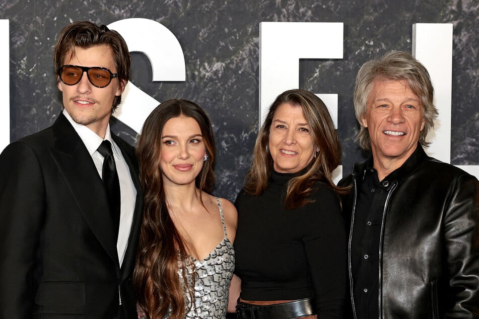 Jon Bon Jovi (r.) gushed about being a first-time grandpa in a new interview.