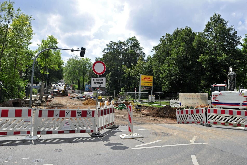 Die Brückenbaustelle Beyerstraße soll im Oktober dieses Jahres beendet sein.