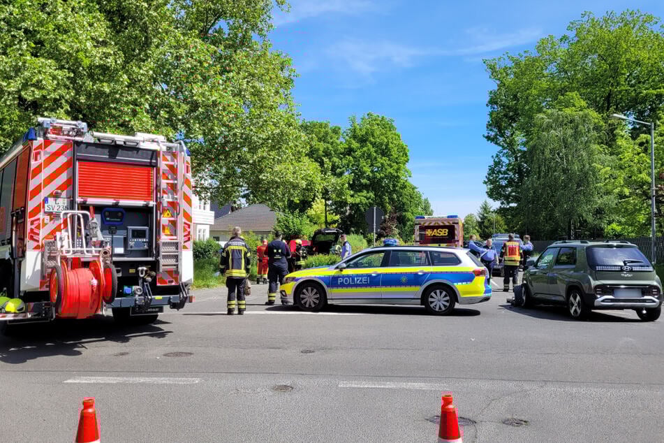 Die Kreuzung musste gesperrt werden.