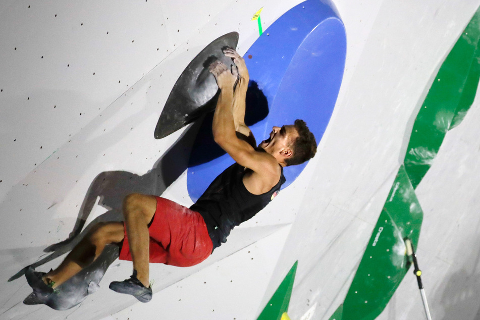 Bouldern in einer Halle. (Symbolbild)