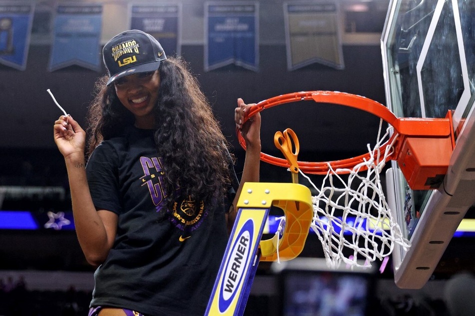 Angel Reese's fans raved over the LSU hooper's latest cameo in NLE Choppa's new music video, Champions.