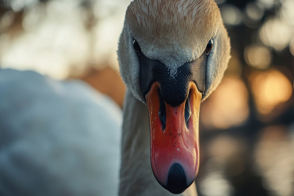 Schwäne können gegenüber Menschen aggressiv werden, vor allem in der Brutzeit oder wenn sie sich bedroht fühlen. (Symbolbild)