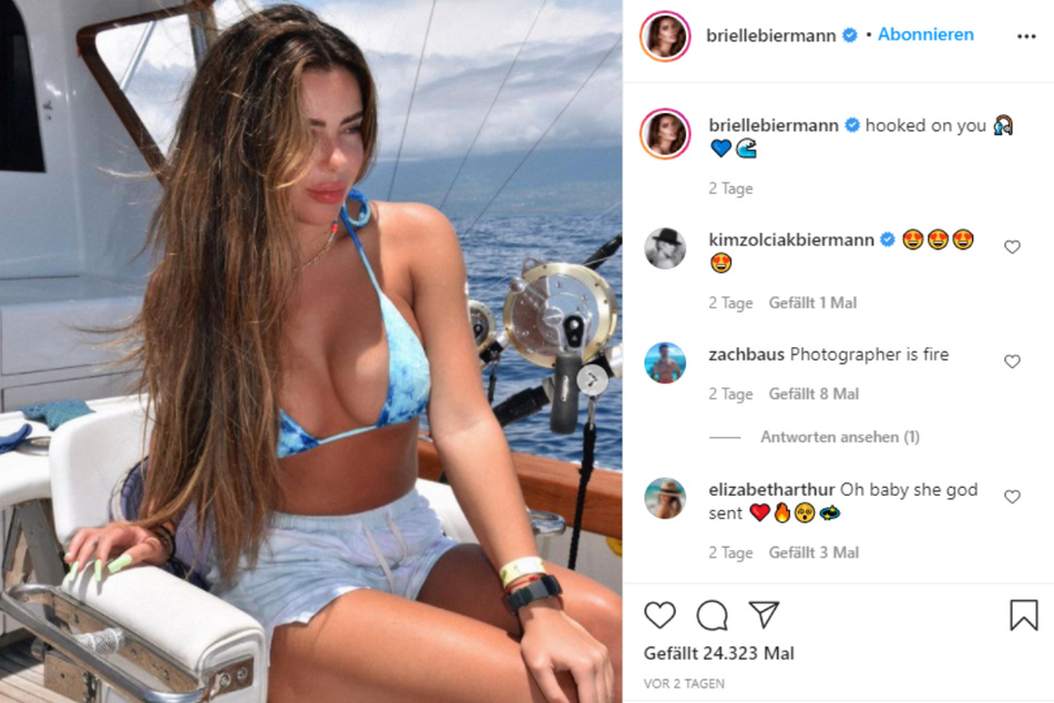 Insta-Model Brielle Biermann (24) ließ es sich auf Hawaii gut gehen.