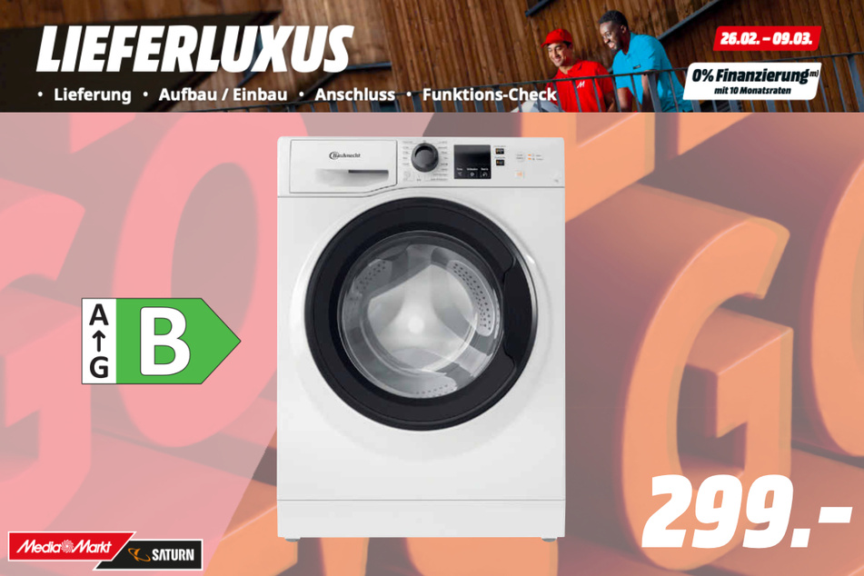 Bauknecht-Waschmaschine für 299 Euro.