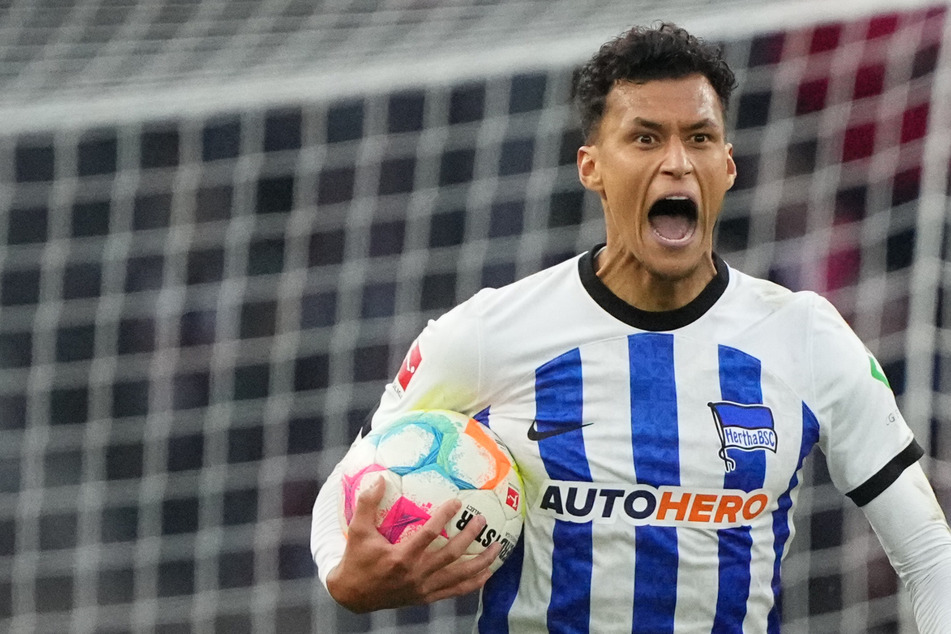 Davie Selke wechselte 2017 zu Hertha BSC und trug mit Unterbrechung vier Jahre lang das Hertha-Trikot.