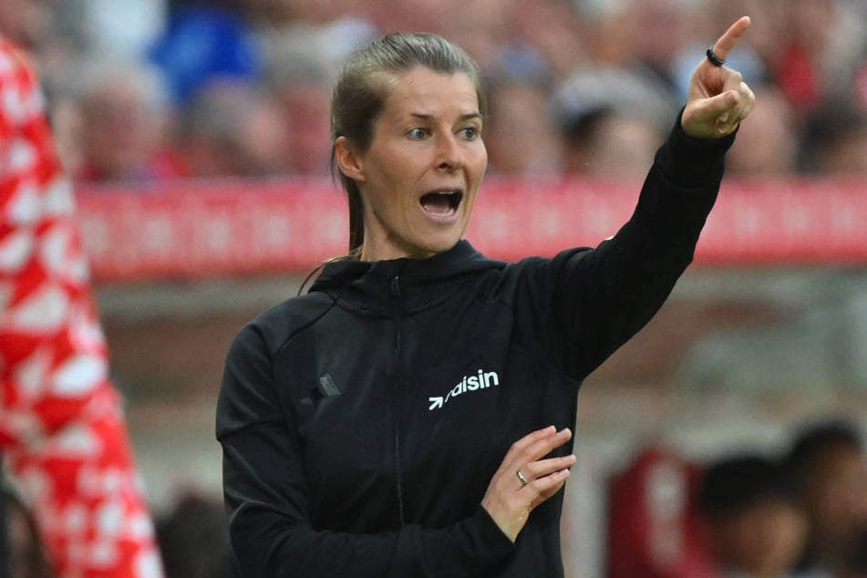 Am Ende durfte sich Marie-Louise Eta über ihren ersten Sieg in der Bundesliga freuen.