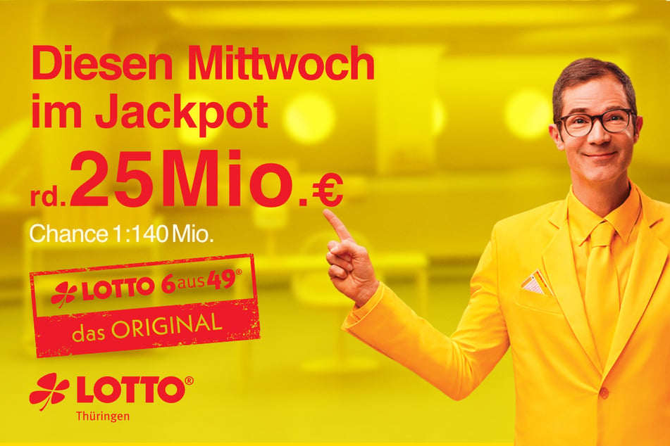 Diesen Mittwoch (10.12.) liegen rund 25 Millionen Euro im Jackpot von 6aus49.