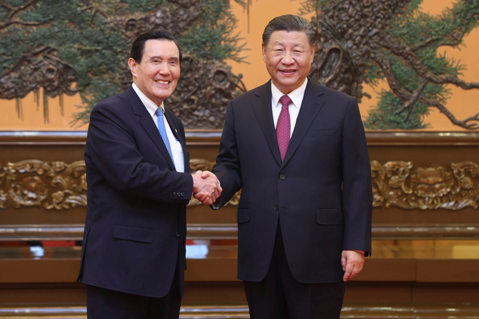 Xi Jinping met with former Taiwan president Ma Ying-jeou in Beijing.