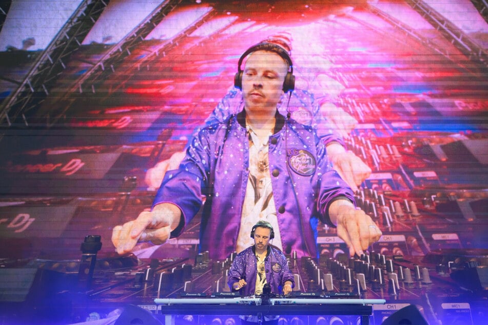 Purple Disco Machine sprach im Vorfeld der Show von Nervosität, lieferte am Abend aber bravourös ab.