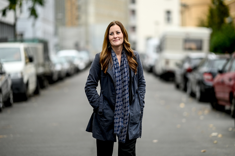 Janine Wissler (Die Linke), stellvertretende Parteivorsitzende der Linken auf Bundesebene.