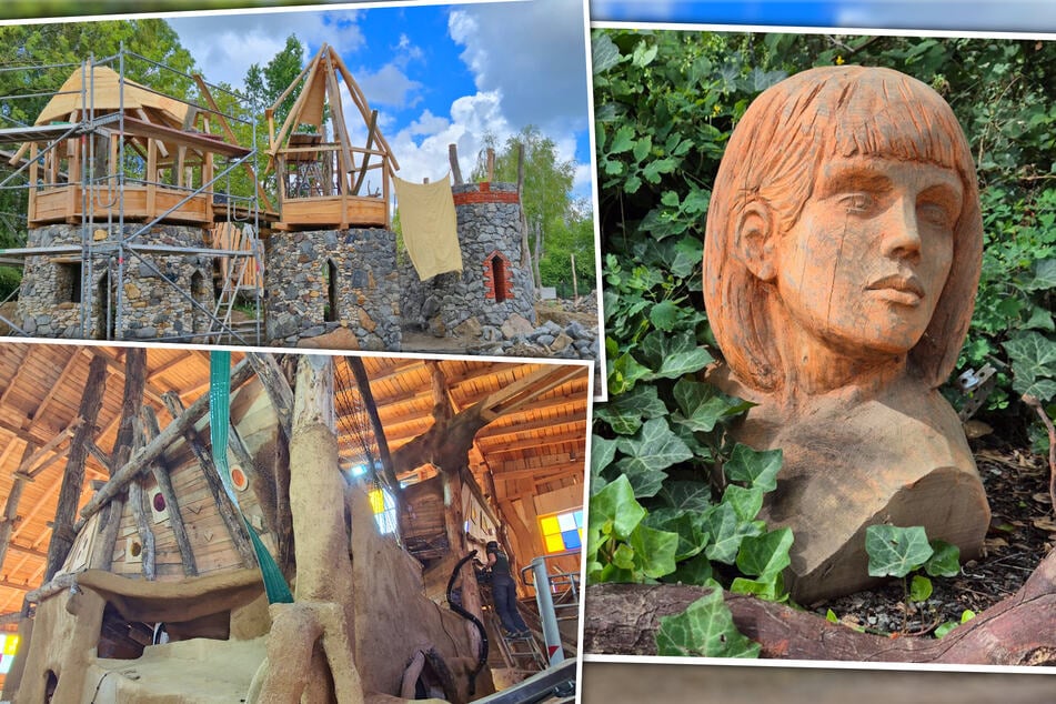 "ArkaZien" bei Grimma: Hier entstehen bereits neue Attraktionen für den Freizeitpark