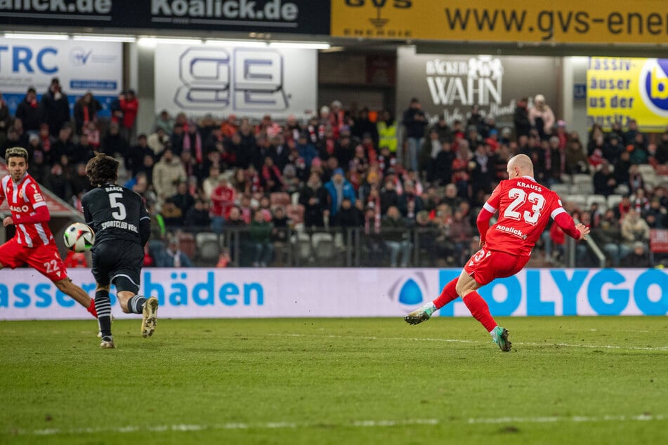 Krauß traf am 16. Februar zum 1:0-Sieg gegen Verl. Seitdem habe er Cottbus betrogen, so die Unterstellung seines Trainers.