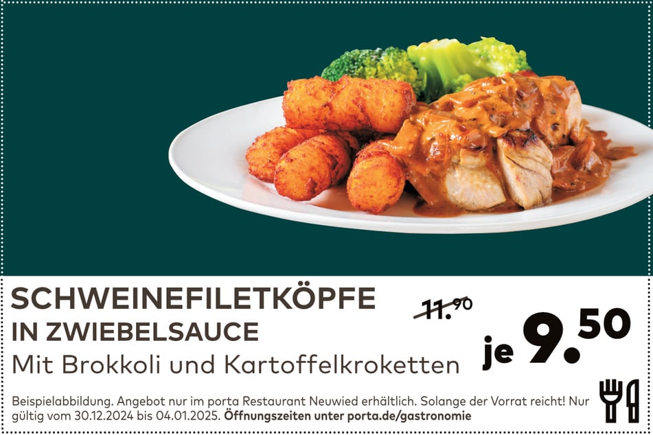 Mit einem Klick den Restaurant-Coupon herunterladen.