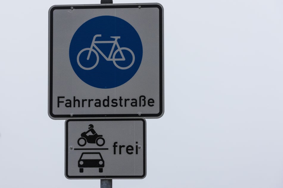 Die Laubestraße in Striesen ist Dresdens erste Fahrradstraße. Der Stadtrat missbilligte die dortige Einbahnstraßen-Regelung.