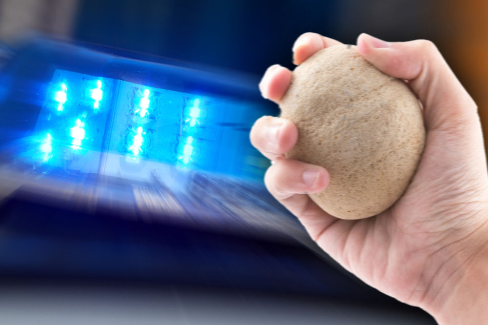 Ein Schnaps-Dieb wollte am gestrigen Donnerstag einen Ladendetektiv mit einem Stein verletzen. (Symbolbild)