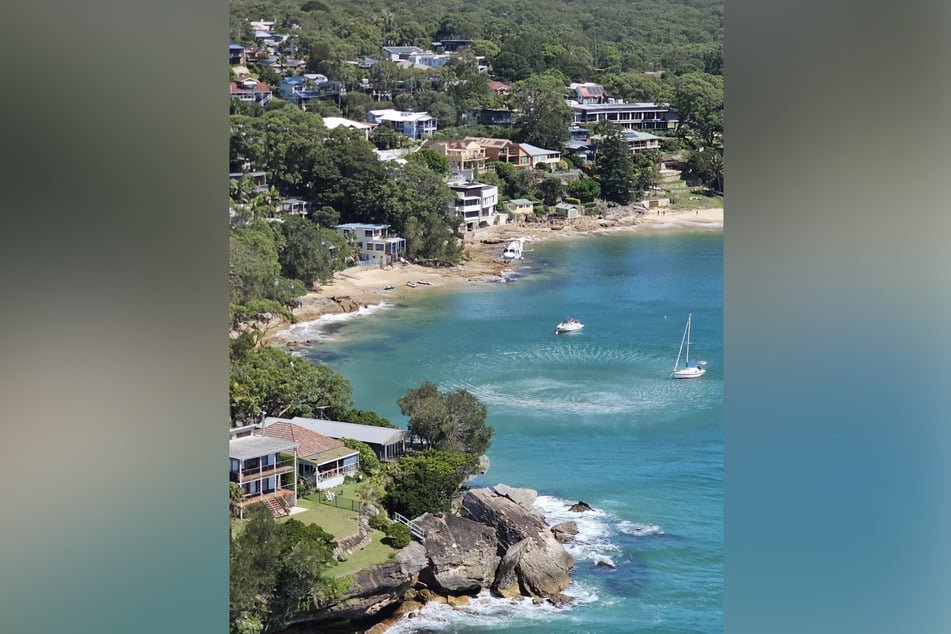 Die Unglücksstelle: Haiangriff am Gunyah Beach - südlich von Sydney.