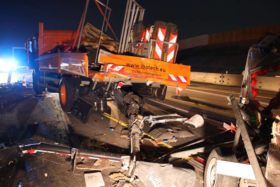 Das getroffene Fahrzeug wurde 43 Meter weit weggeschoben.