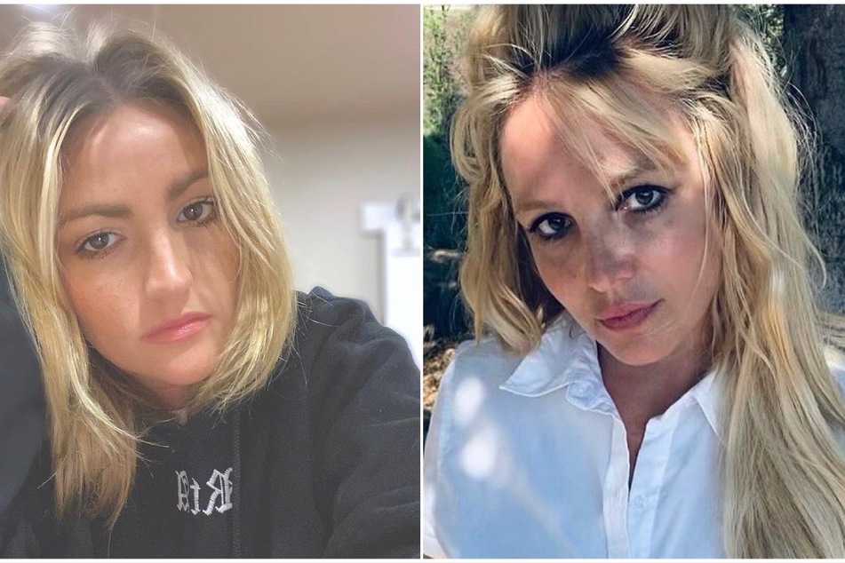 On Wednesday, Britney Spears (r) continued her tirade against Jamie Lynn (l) by calling her a "selfish brat" in another explosive rant.
