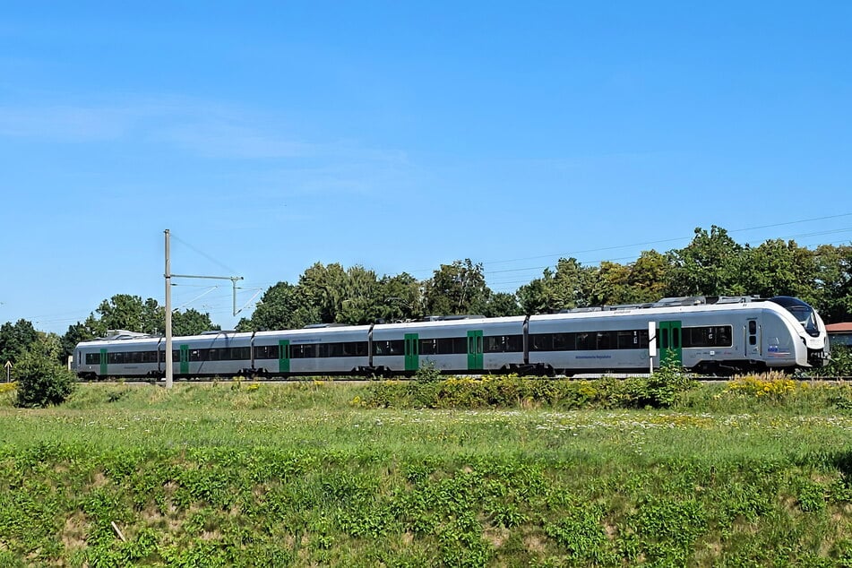Ein Zug der RB30 ist am Dienstag mit Steinen beworfen worden. (Archivbild)