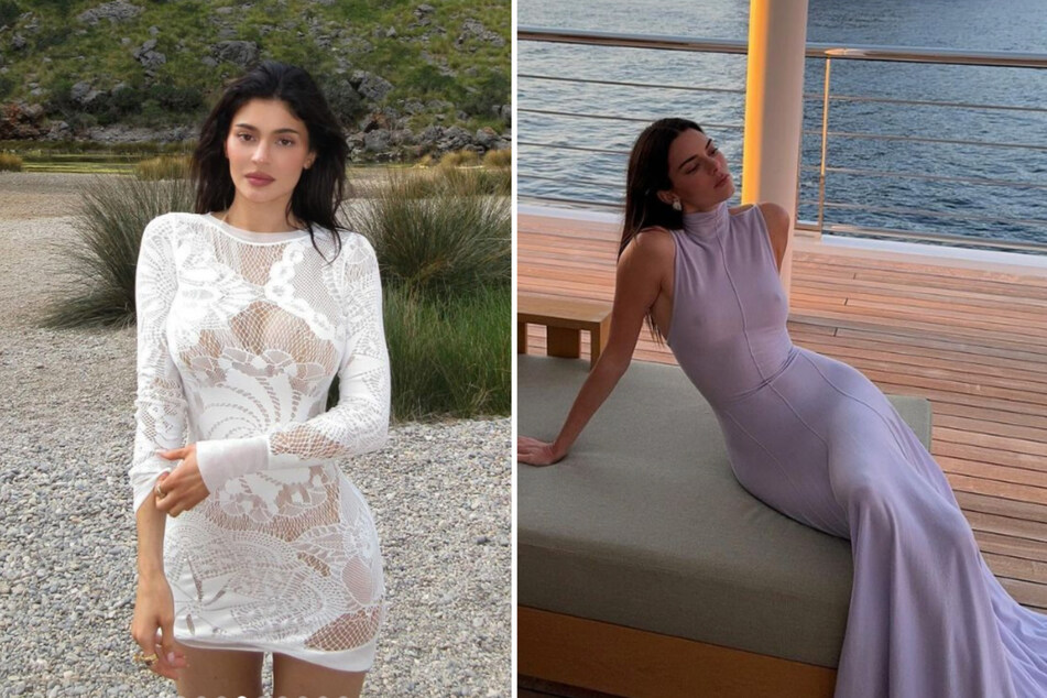 Kylie (l.) and Kendall Jenner gave fans a peek at their chic vacation fashion in the newest photo dumps from their recent getaway.