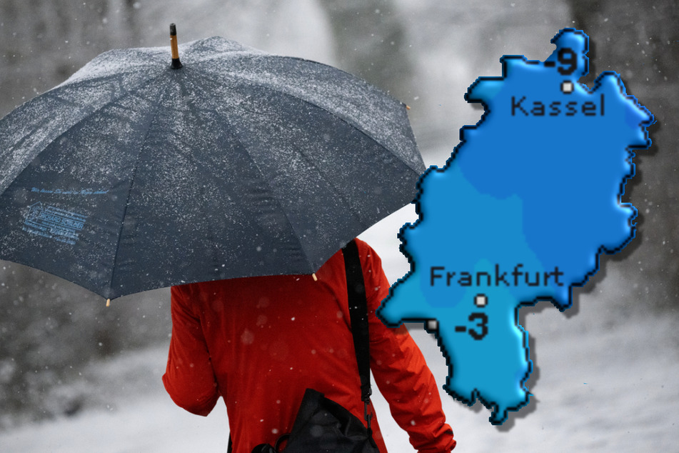 Winterliches Wetter in Hessen erwartet, Schnee bis in die Tieflagen möglich