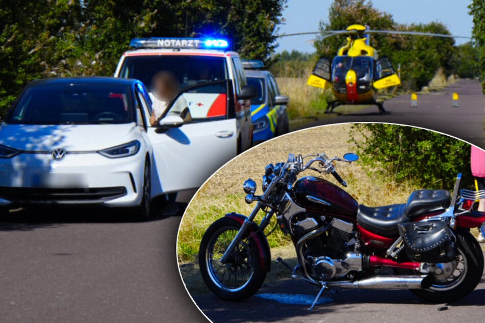 Biker kollidiert mit Radler beim Überholen, beide stürzen: Kind (12) in Klinik geflogen