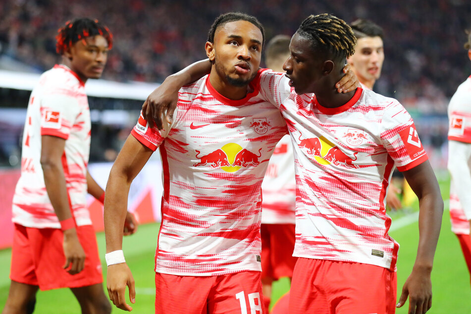 Christopher Nkunku (23, m.) wird aktuell von vielen Vereinen gejagt - hat aber noch einen Vertrag bis 2024. Amadou Haidara (24, r.) dürfte wohl im Sommer gehen.