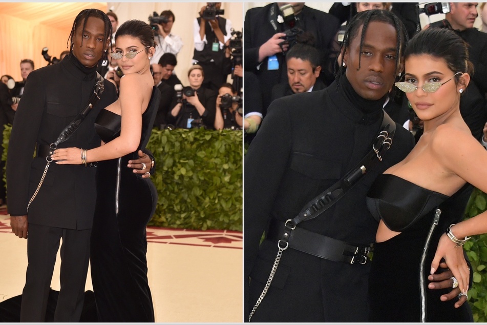 Kylie Jenner (r) and Travis Scott's relationship may be over for good this time, though their inner circle is reportedly hoping for a different outcome.