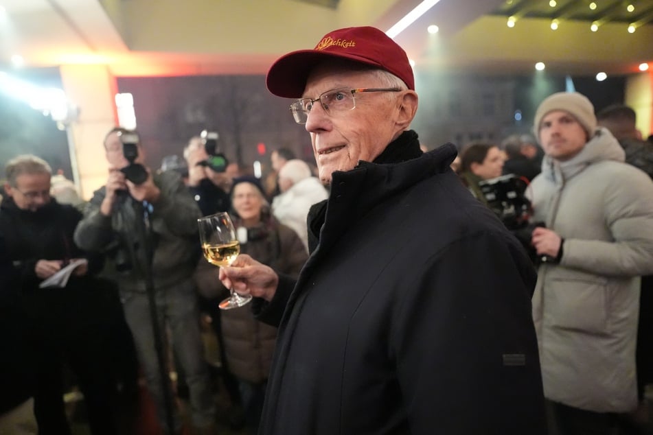 Eugen Block (85) hielt eine Rede auf dem Neujahrsempfang der Block-Gruppe.